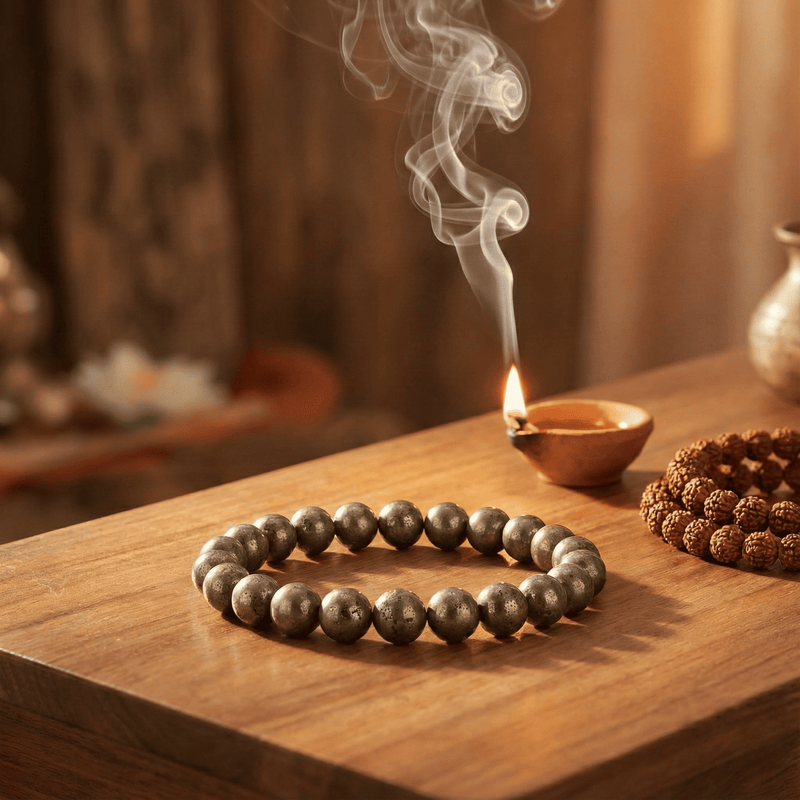 Pyrite Power Bracelet - Wealth Protection & Personal Magnetism