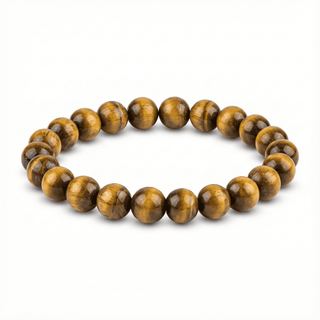 Brown Tiger Eye Courage Bracelet - Confidence & Clear Focus