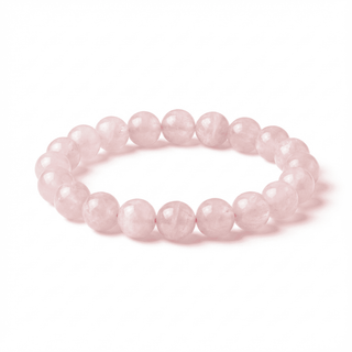 Rose Quartz Heart Healing Bracelet - Self-Love & Emotional Peace