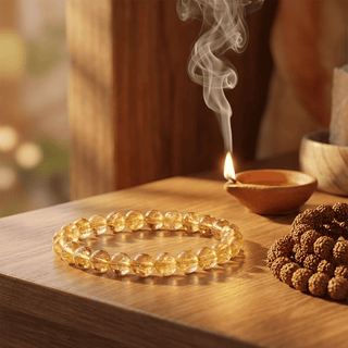 Natural Citrine Abundance Bracelet - Attract Wealth & Confidence