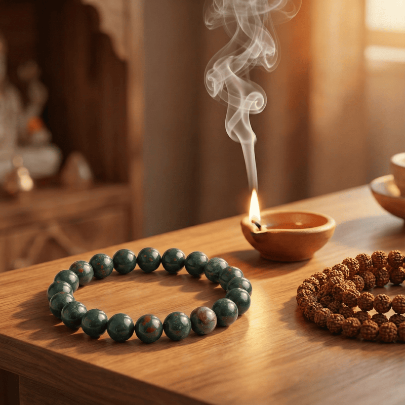 Bloodstone Vitality Bracelet - Energy & Courage in Crisis
