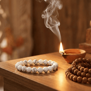 Howlite Calm Bracelet - Stress Relief & Peaceful Presence