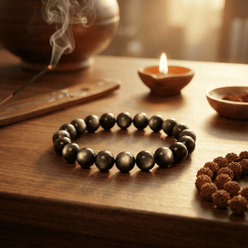 Golden Obsidian Protection Bracelet - Strength & Grounding