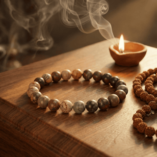 Picasso Jasper Creativity Bracelet - Artistic Expression & Joy